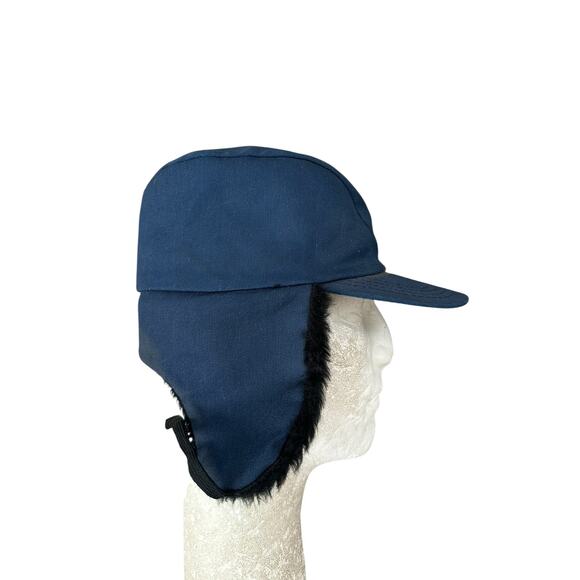 Vintage 80s 90s P Brand USA Made Insulated Large Trapper Cap Hat VTG - Picture 5 of 8